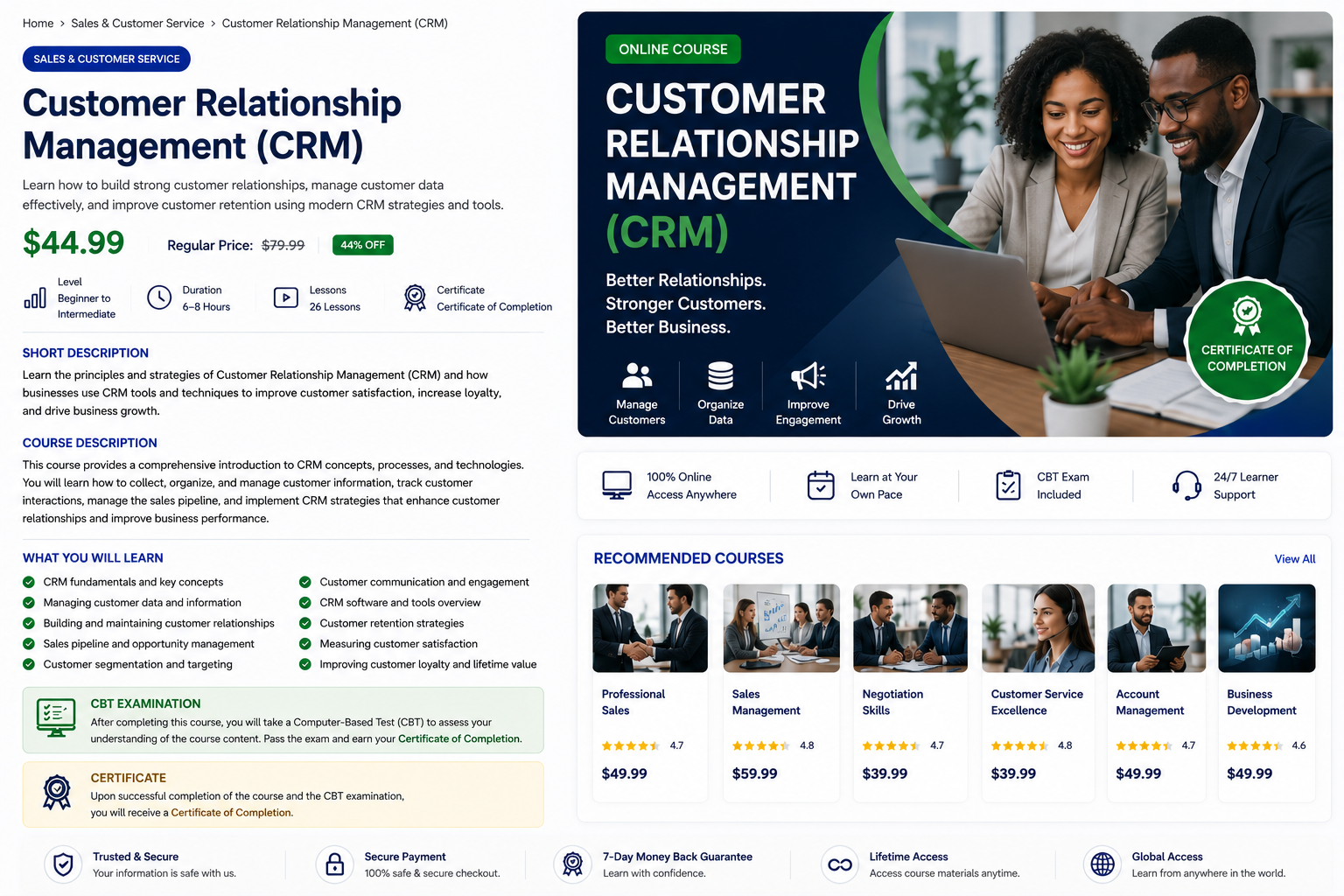 Customer Relationship Management (CRM)