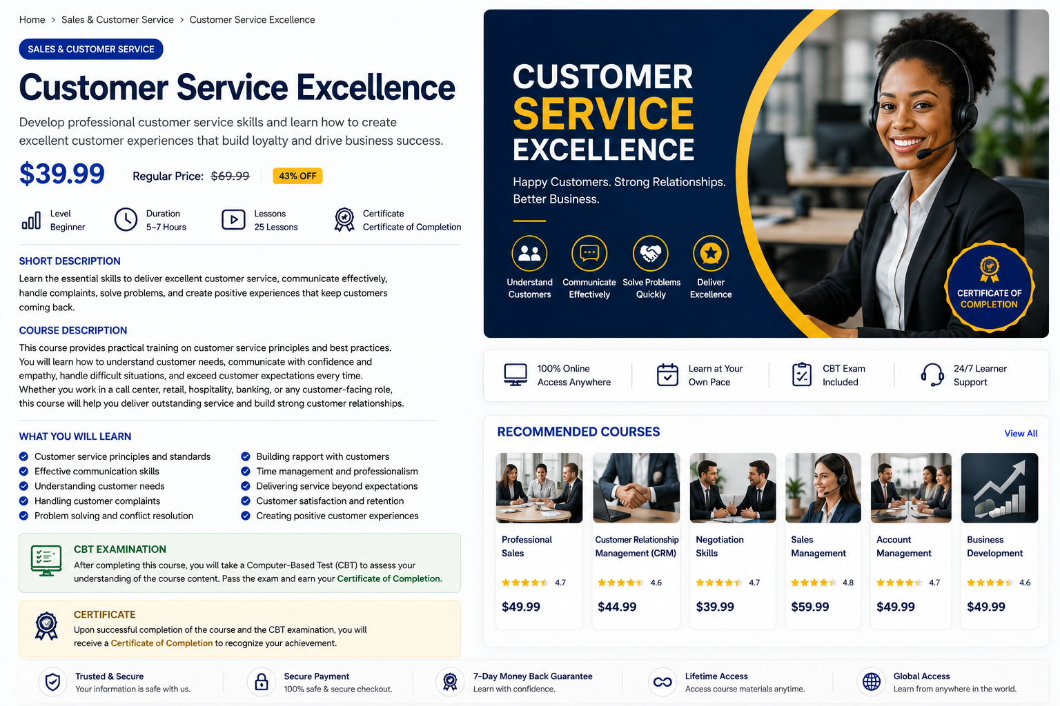 Customer Service Excellence