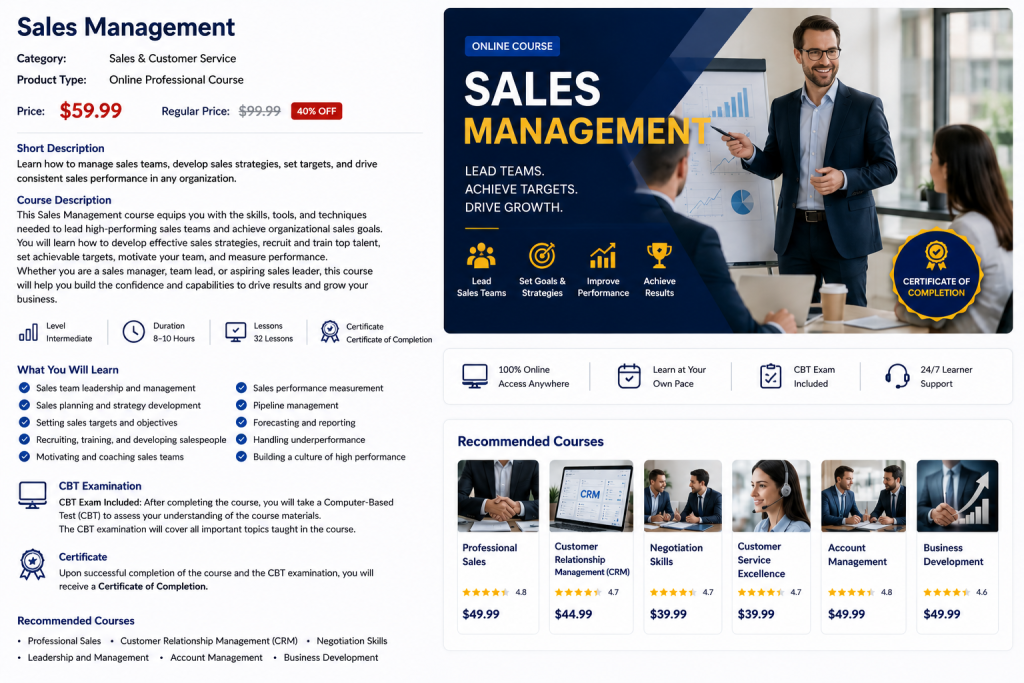 Sales Management