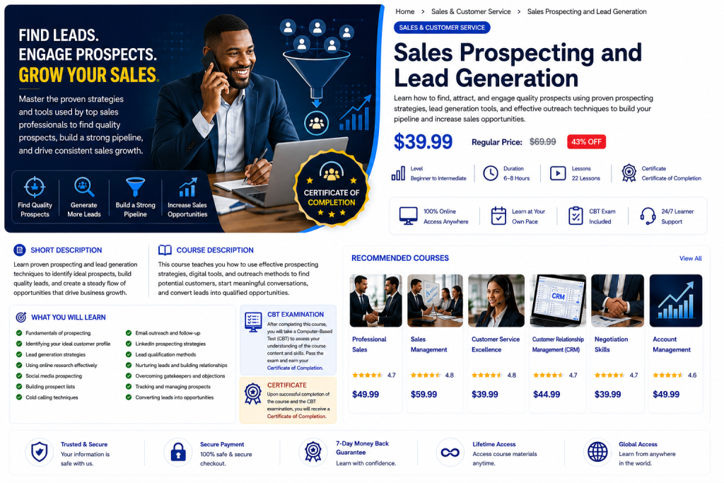Sales Prospecting and Lead Generation